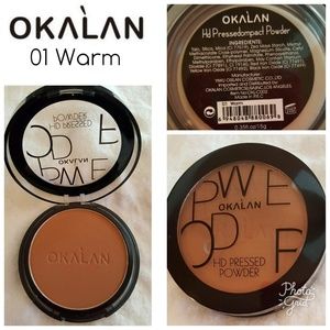 Okalan HD Pressed Face Powder Warm